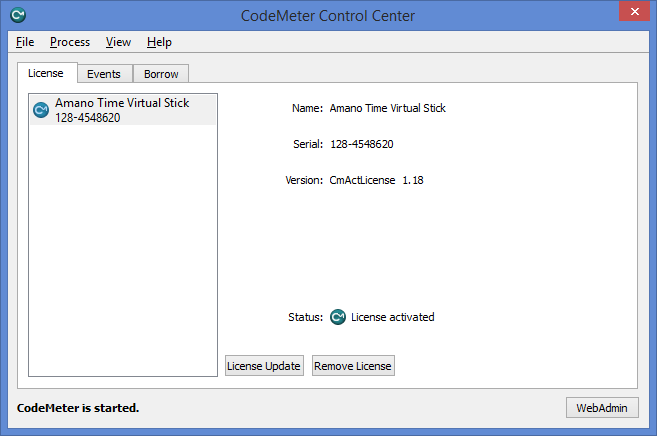 what is codemeter control center